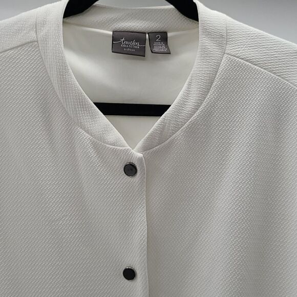 Travelers Collection by Chico's Bomber Jacket - Picture 7 of 8